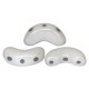 Les perles par Puca® Arcos beads Opaque white ceramic look 03000/14400